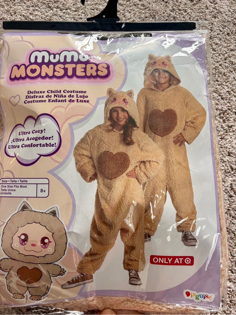 Mumu Monsters Deluxe Child Costume Disguise Size 8+ NWT